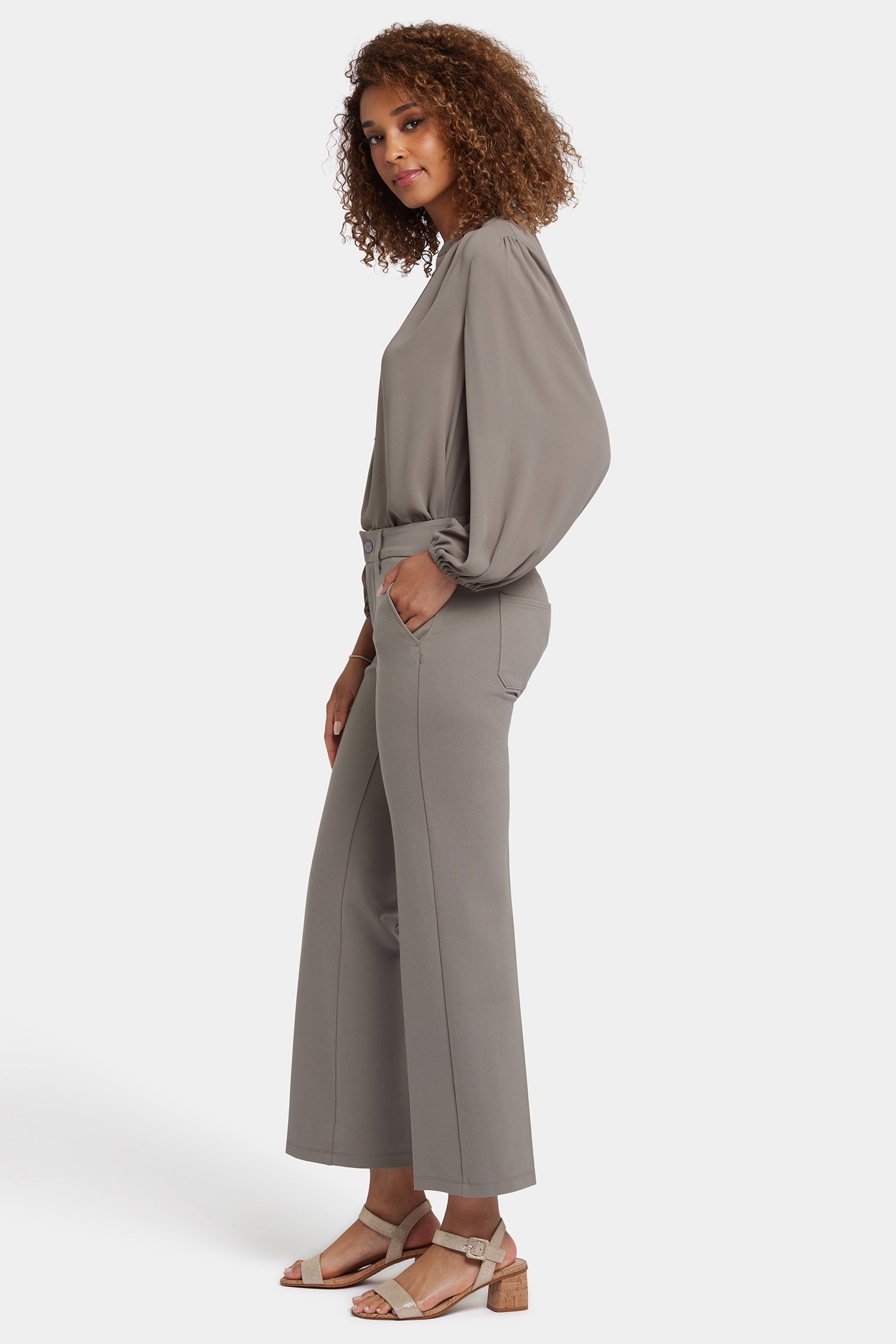 NYDJ Straight Trouser Pants Sculpt-Her™ Collection - Saddlewood