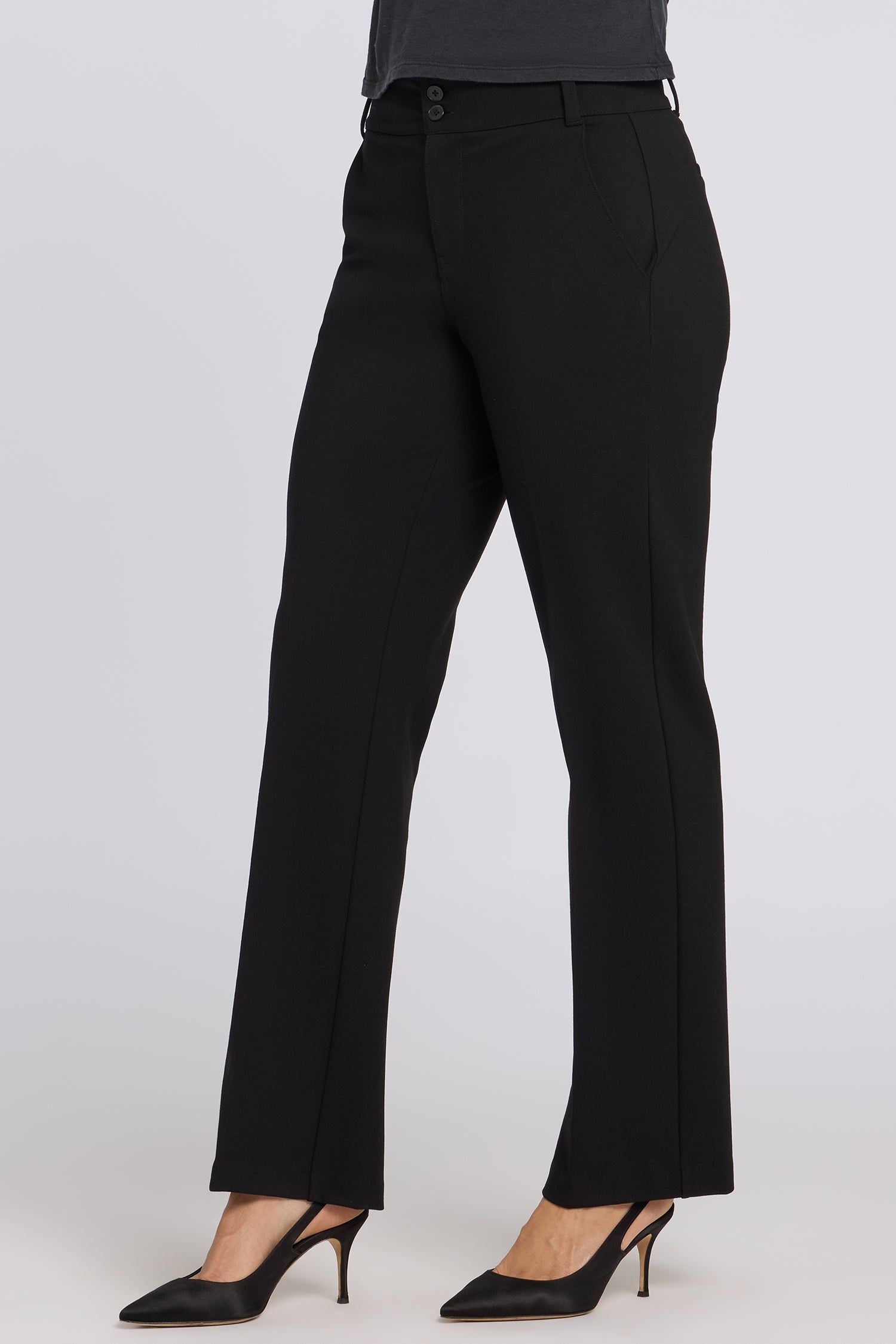 Bella Trouser Pants Sculpt-Her™ Collection - Black Black | NYDJ
