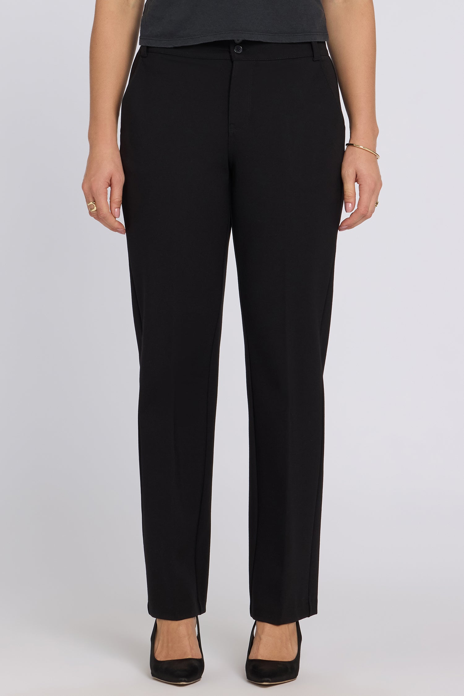Bella Trouser Pants Sculpt-Her™ Collection - Black Black | NYDJ