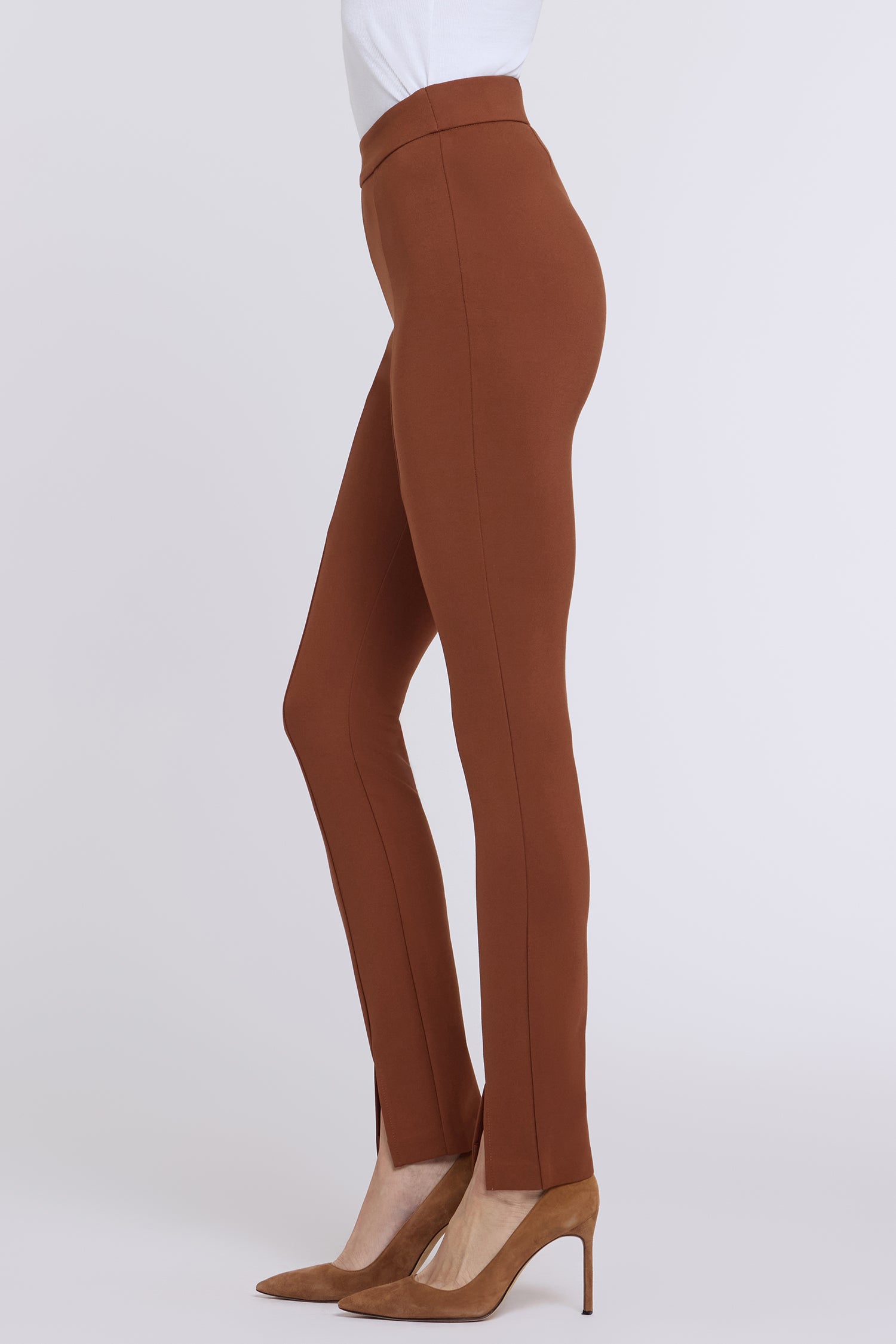 NYDJ Zelda Pull-On Pants Sculpt-Her™ Collection - Mocha Bisque