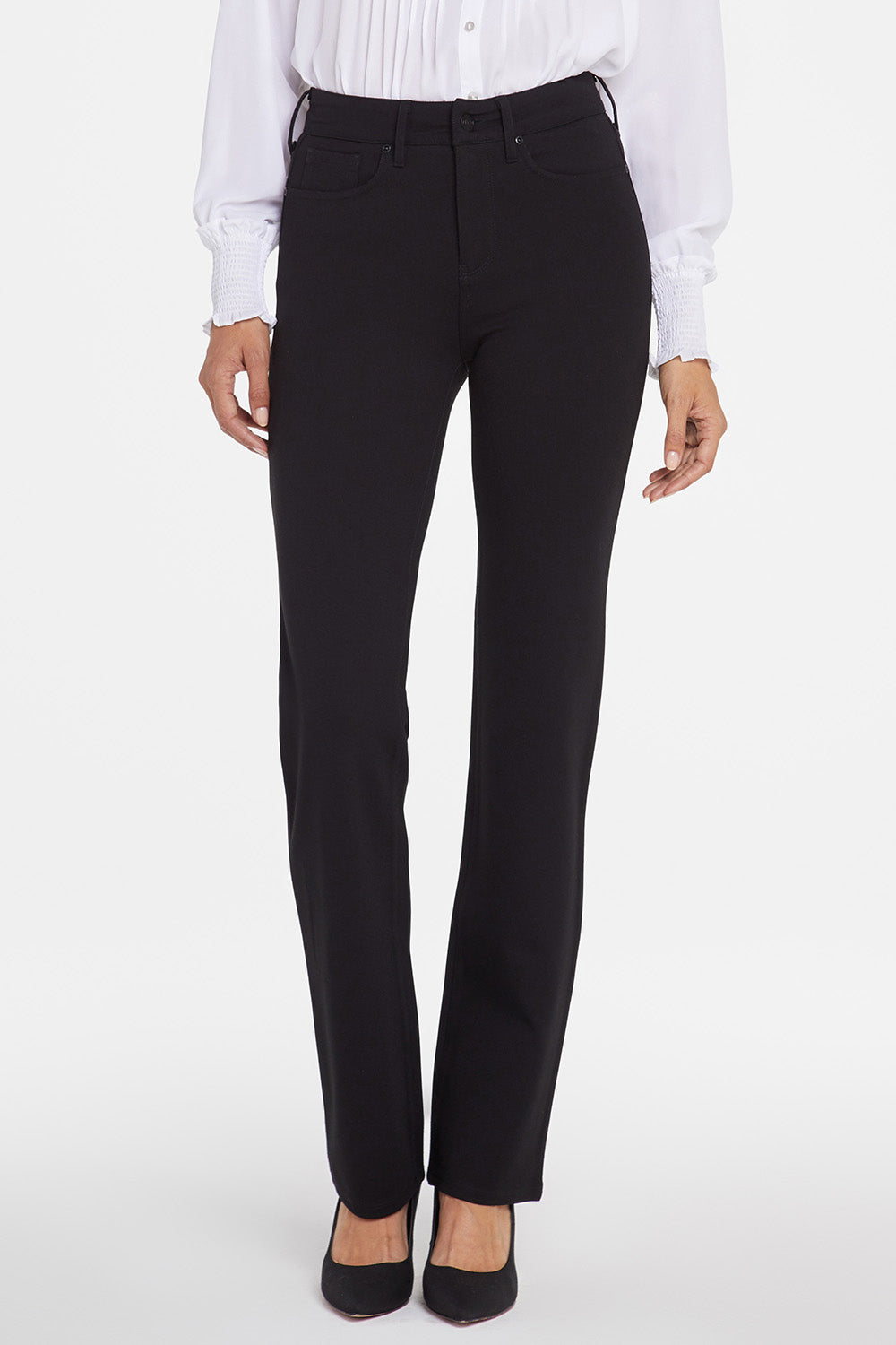 Marilyn Straight Pants Sculpt-Her™ Collection - Black Black | NYDJ