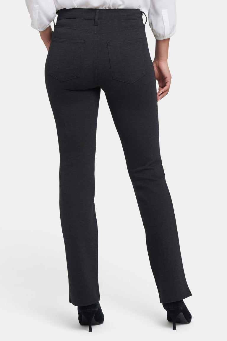 NYDJ Marilyn Straight Pants Sculpt-Her™ Collection - Charcoal Heathered