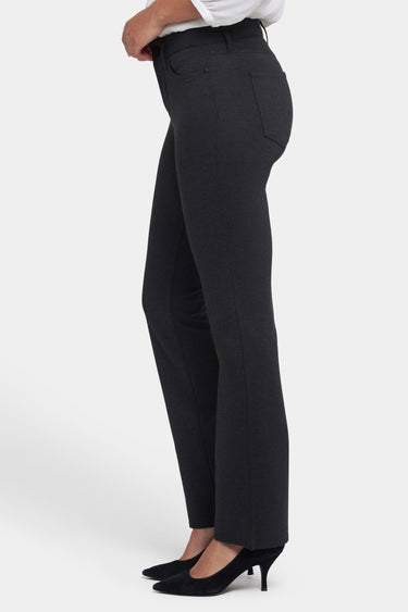 NYDJ Marilyn Straight Pants Sculpt-Her™ Collection - Charcoal Heathered
