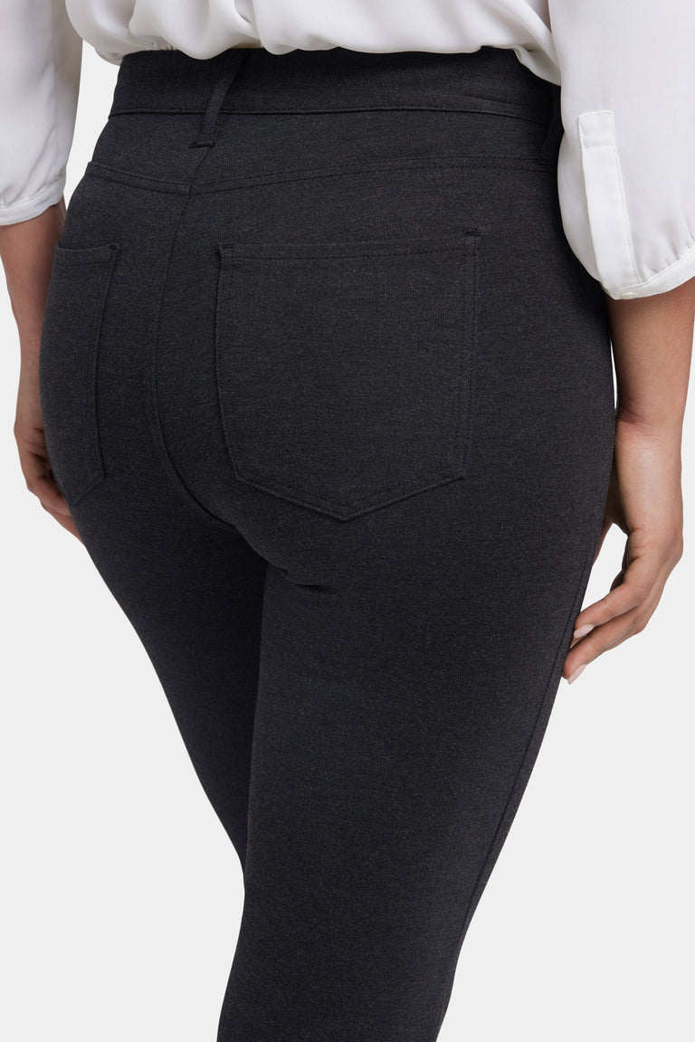 NYDJ Marilyn Straight Pants Sculpt-Her™ Collection - Charcoal Heathered
