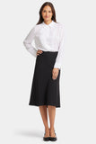 NYDJ Midi Skirt   - Black