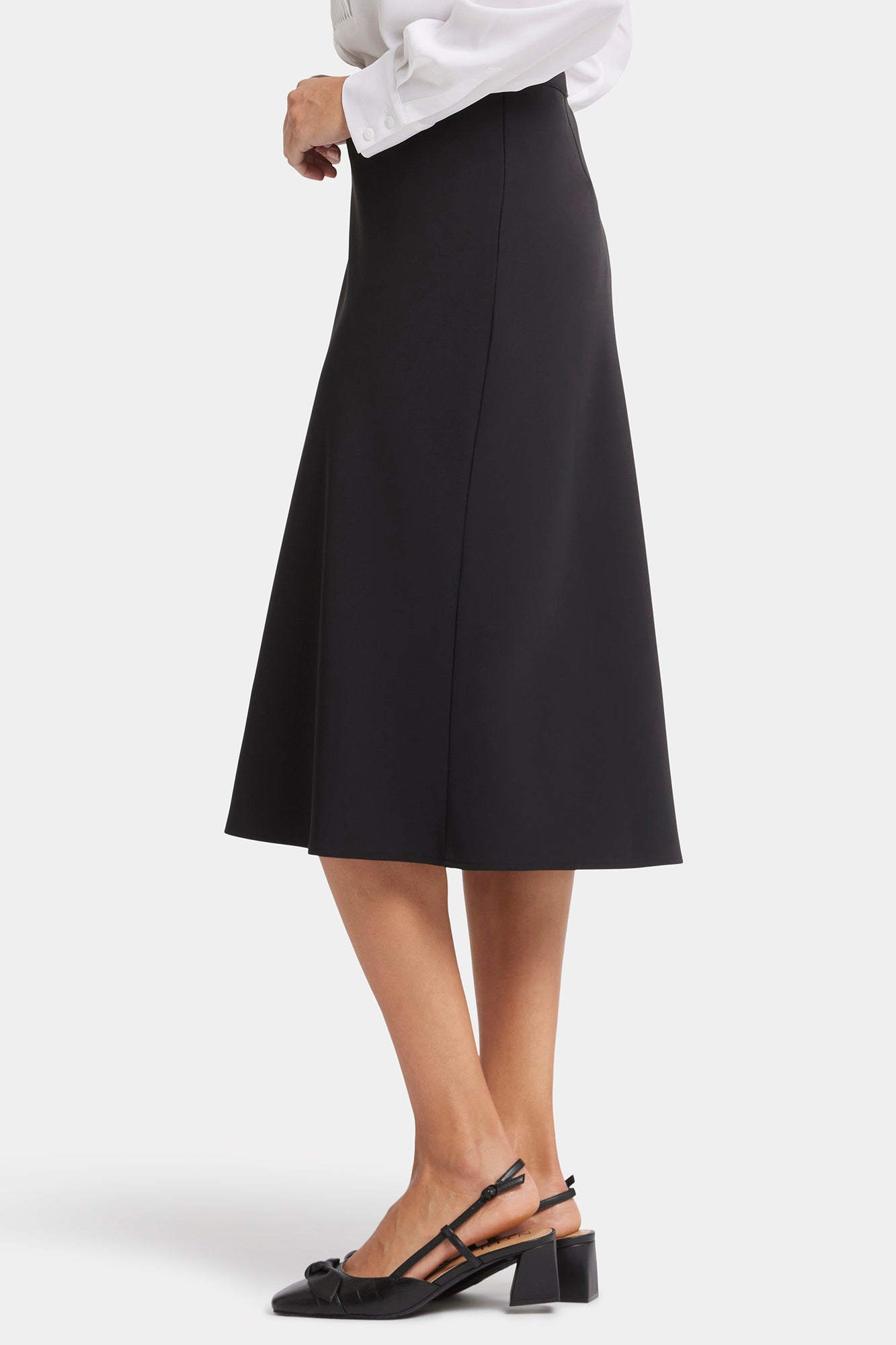 NYDJ Midi Skirt   - Black