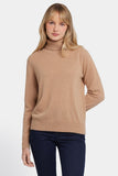 NYDJ Cashmere Turtleneck Sweater  - Tan