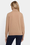 NYDJ Cashmere Turtleneck Sweater  - Tan