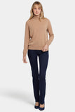 NYDJ Cashmere Turtleneck Sweater  - Tan