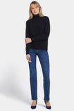 NYDJ Cashmere Turtleneck Sweater  - Black