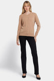 NYDJ Cashmere Crewneck Cardigan  - Tan