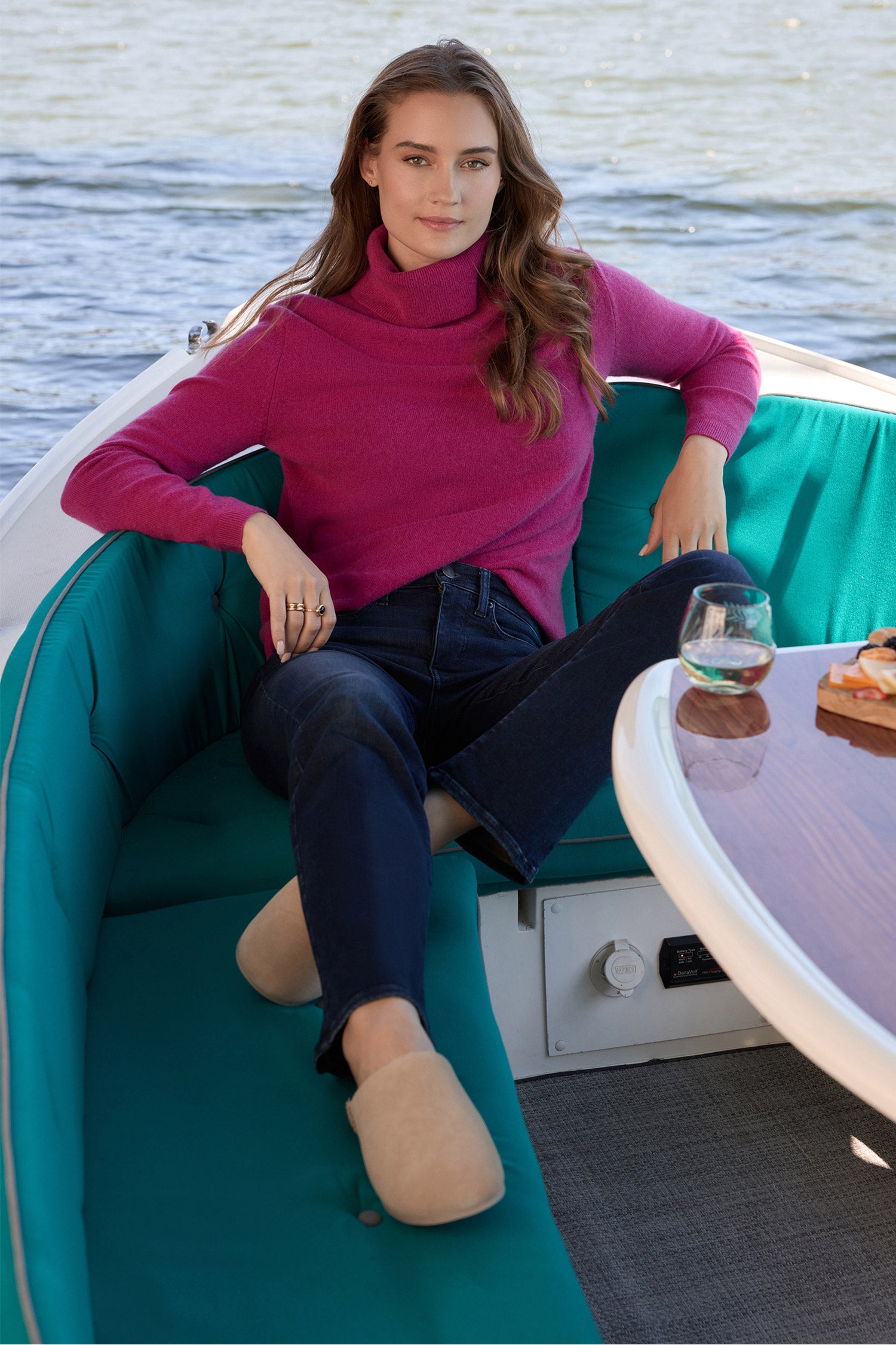 NYDJ Cashmere Essential Turtleneck Sweater  - Jazzy
