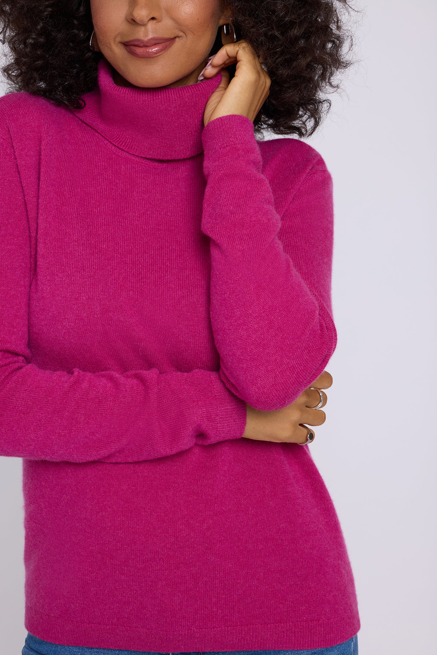 NYDJ Cashmere Essential Turtleneck Sweater  - Jazzy