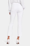 NYDJ Slim Bootcut Ankle Jeans In Cool Embrace® Denim With Frayed Hems - Optic White