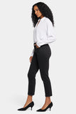 NYDJ Margot Girlfriend Jeans In Tall In Cool Embrace® Denim With Roll Cuffs And 28.5" Inseam - Black