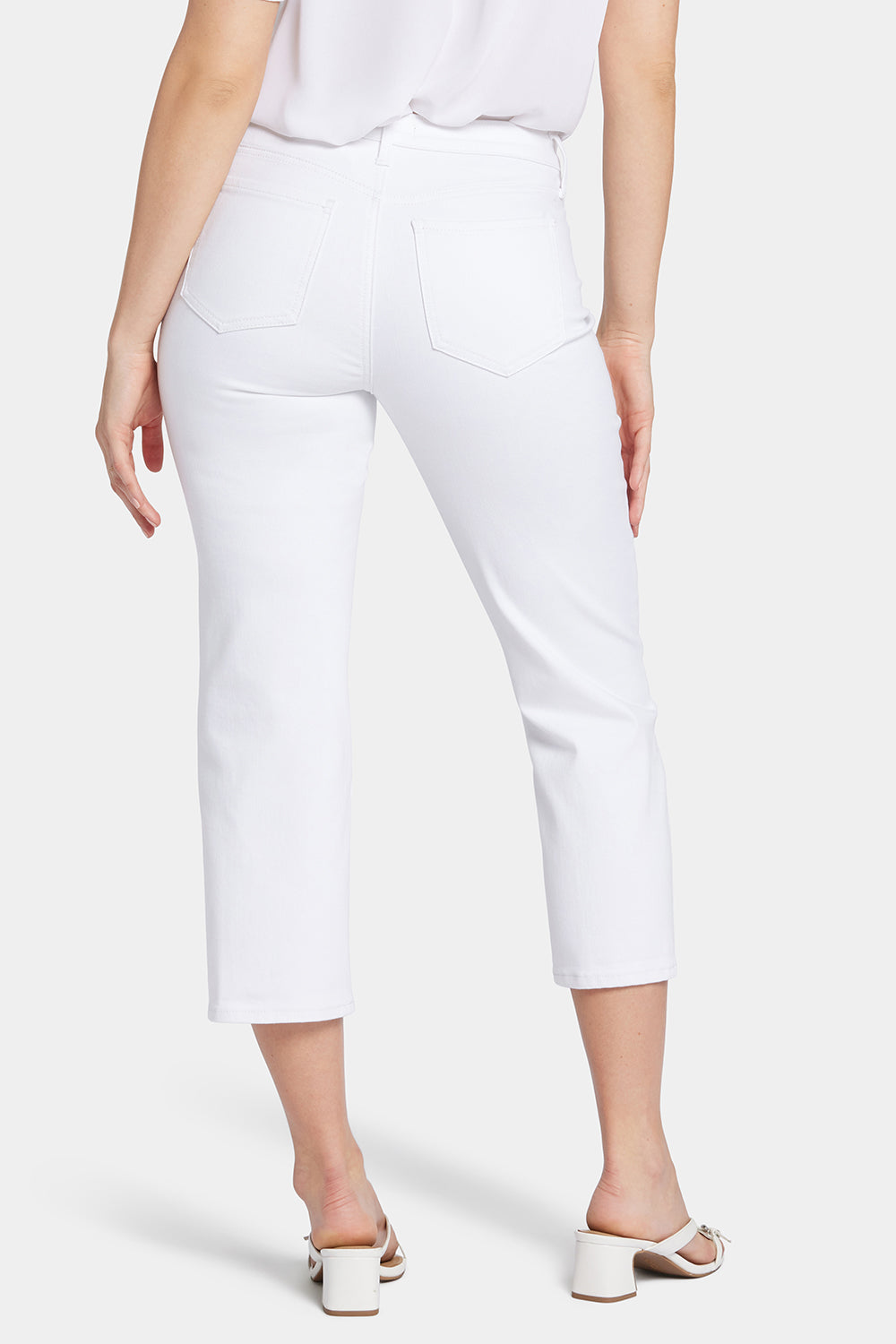 NYDJ Relaxed Piper Crop Jeans  In Cool Embrace® Denim - Optic White