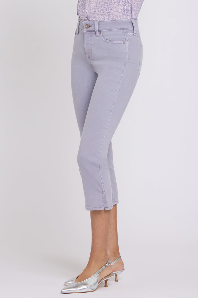 Chloe Capri Jeans In Cool Embrace® Denim With Side Slits - Vintage ...
