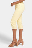 NYDJ Marilyn Straight Crop Jeans In Cool Embrace® Denim With Cuffs - Mimosa