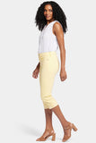NYDJ Marilyn Straight Crop Jeans In Cool Embrace® Denim With Cuffs - Mimosa