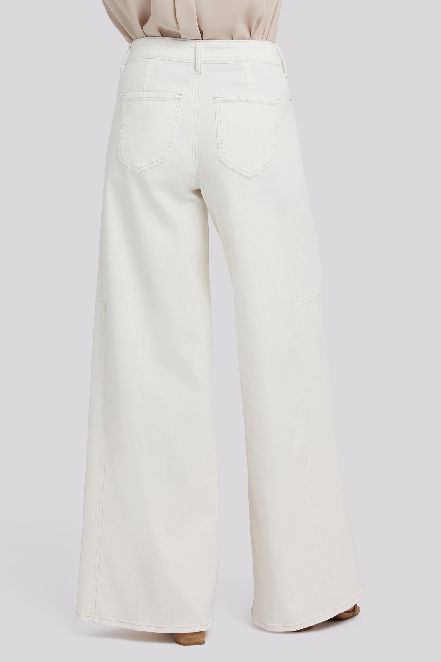 Nova Super Wide Leg Jeans In Cool Embrace® Denim With Side Gussets