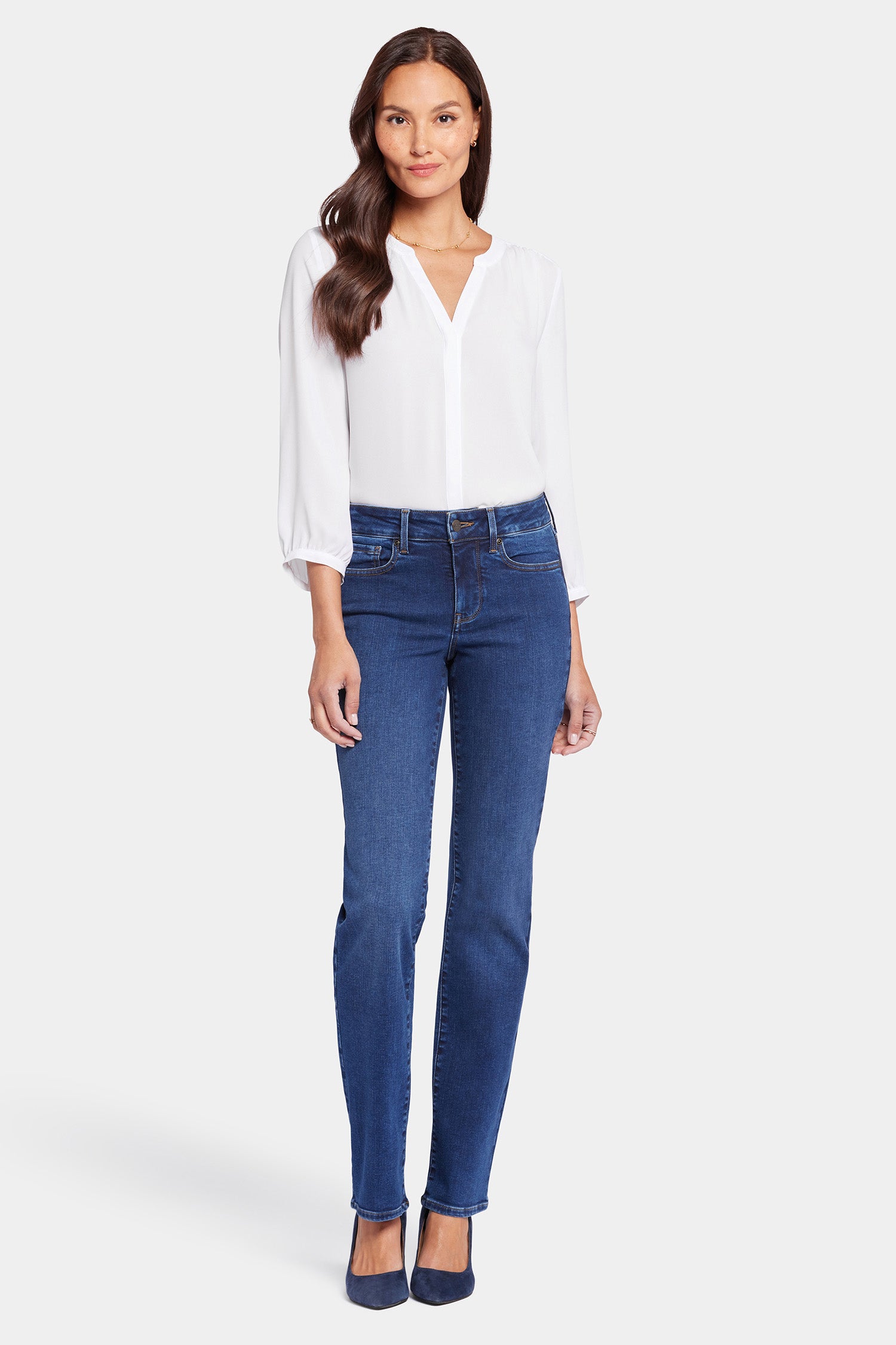 NYDJ Marilyn Straight Jeans  - Cooper