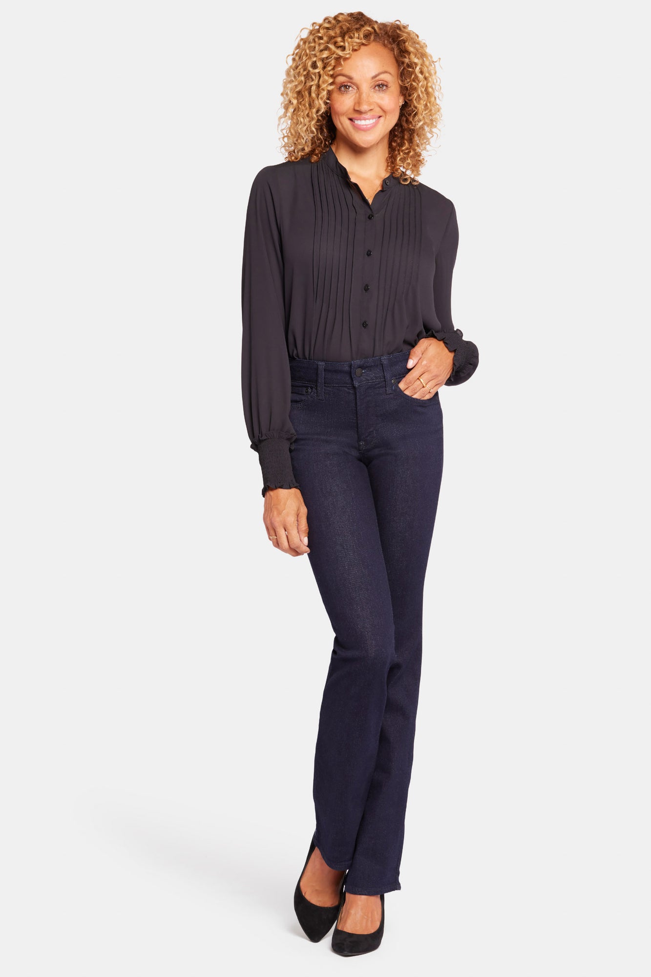 NYDJ Barbara Bootcut Jeans In Tall With 36