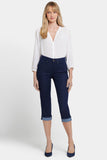 NYDJ Marilyn Straight Crop Jeans With Cuff - Rinse