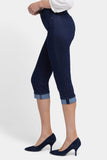 NYDJ Marilyn Straight Crop Jeans With Cuff - Rinse