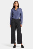 NYDJ Teresa Wide Leg Ankle Jeans With Pleats - Eternity