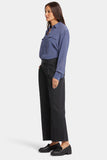 NYDJ Teresa Wide Leg Ankle Jeans With Pleats - Eternity