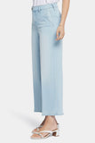 NYDJ Mona Wide Leg Trouser Ankle Jeans With High Rise - Oceanfront