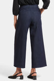 NYDJ Mona Wide Leg Trouser Jeans With High Rise And Side Seam Flocking - Lightweight Rinse