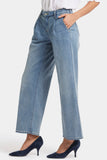 NYDJ Teresa Wide Leg Ankle Jeans With Pleats - Indigo Stream