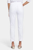 NYDJ Margot Girlfriend Jeans With Roll Cuffs - Optic White