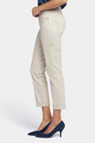 NYDJ Margot Girlfriend Jeans With Roll Cuffs - Feather