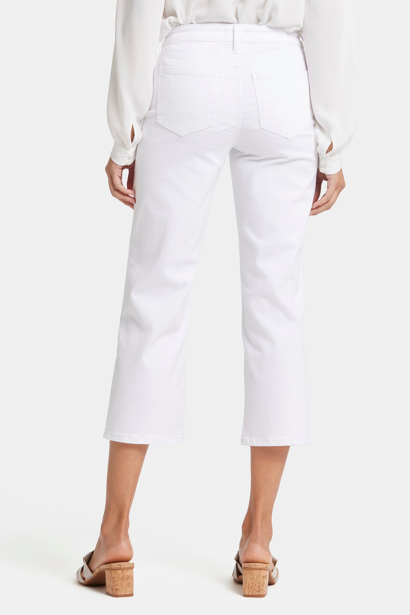 NYDJ Relaxed Piper Crop Jeans  - Optic White