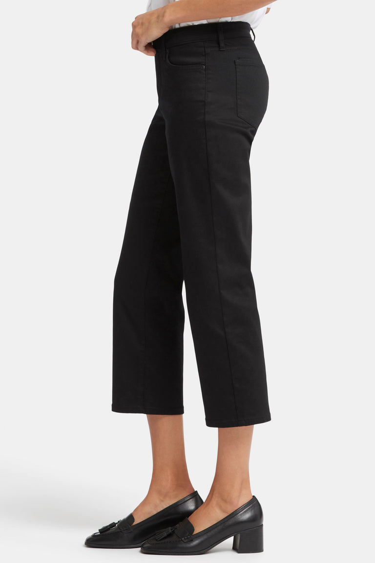 NYDJ Relaxed Piper Crop Jeans  - Black