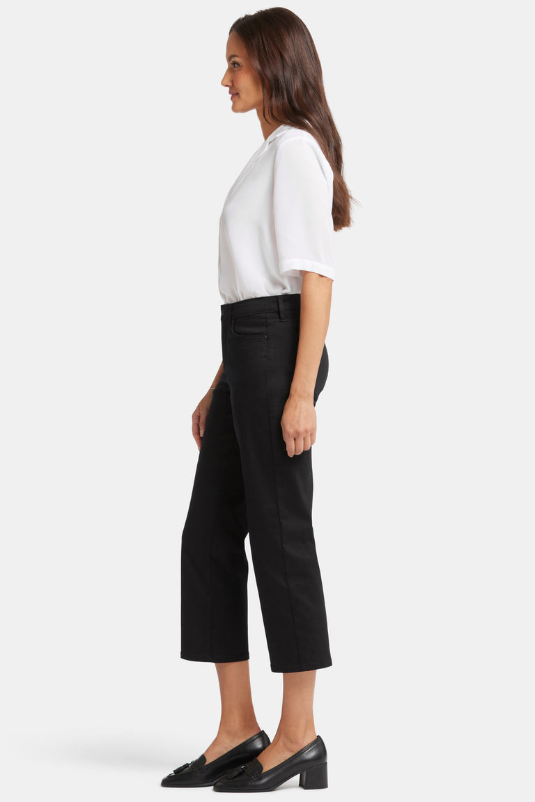 NYDJ Relaxed Piper Crop Jeans  - Black