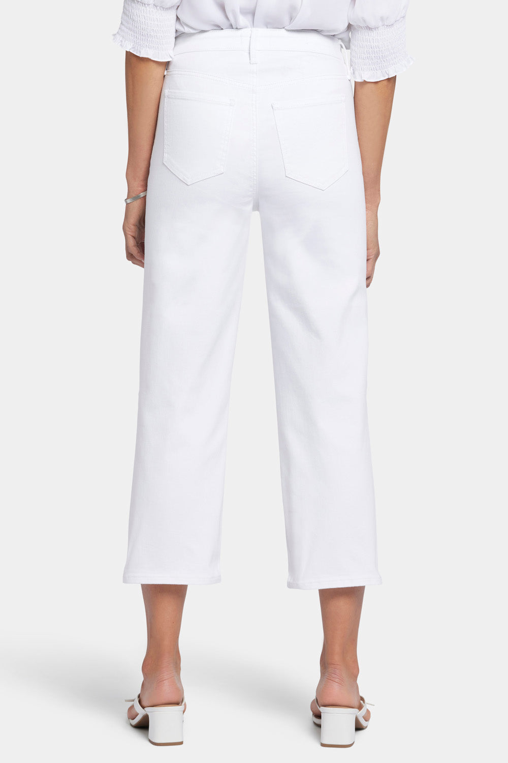 NYDJ Joni Relaxed Capri Jeans With High Rise - Optic White