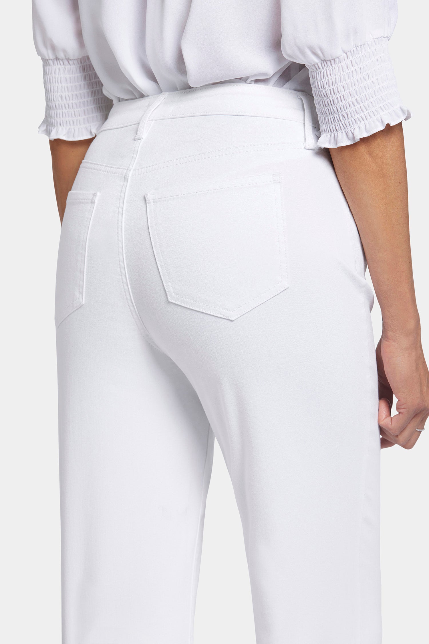 NYDJ Joni Relaxed Capri Jeans With High Rise - Optic White