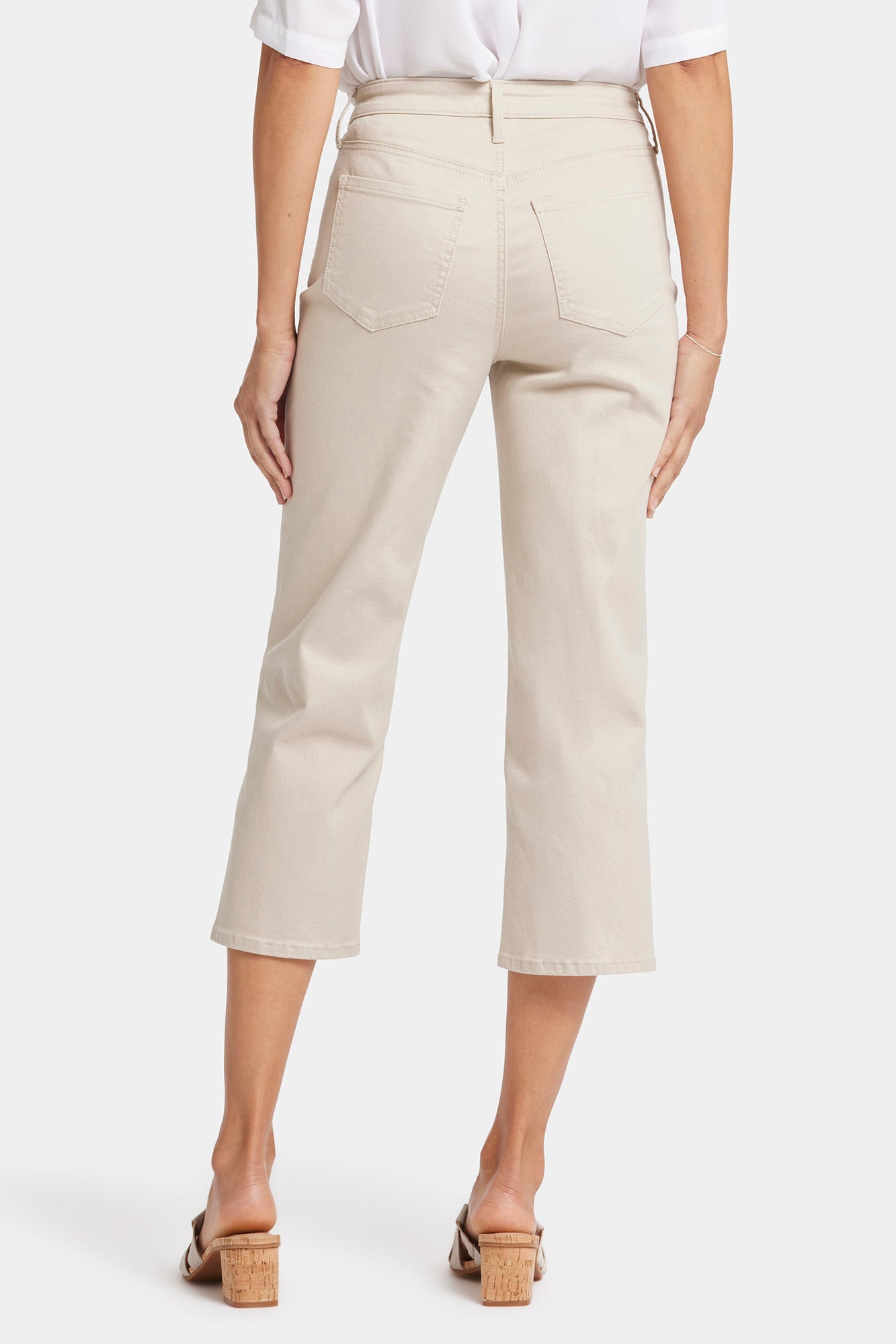 NYDJ Joni Relaxed Capri Jeans With High Rise - Feather