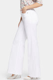 NYDJ Mia Palazzo Jeans With High Rise - Optic White
