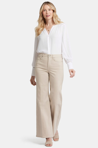 NYDJ Mia Palazzo Jeans With High Rise - Feather