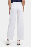 NYDJ Jemma Barrel Jeans With High Rise - Optic White