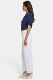 NYDJ Jemma Barrel Jeans With High Rise - Optic White