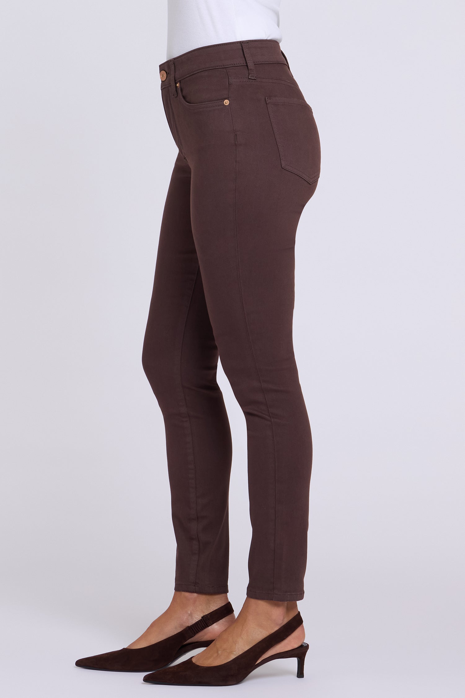 NYDJ Ami Skinny Jeans  - Bitter Chocolate