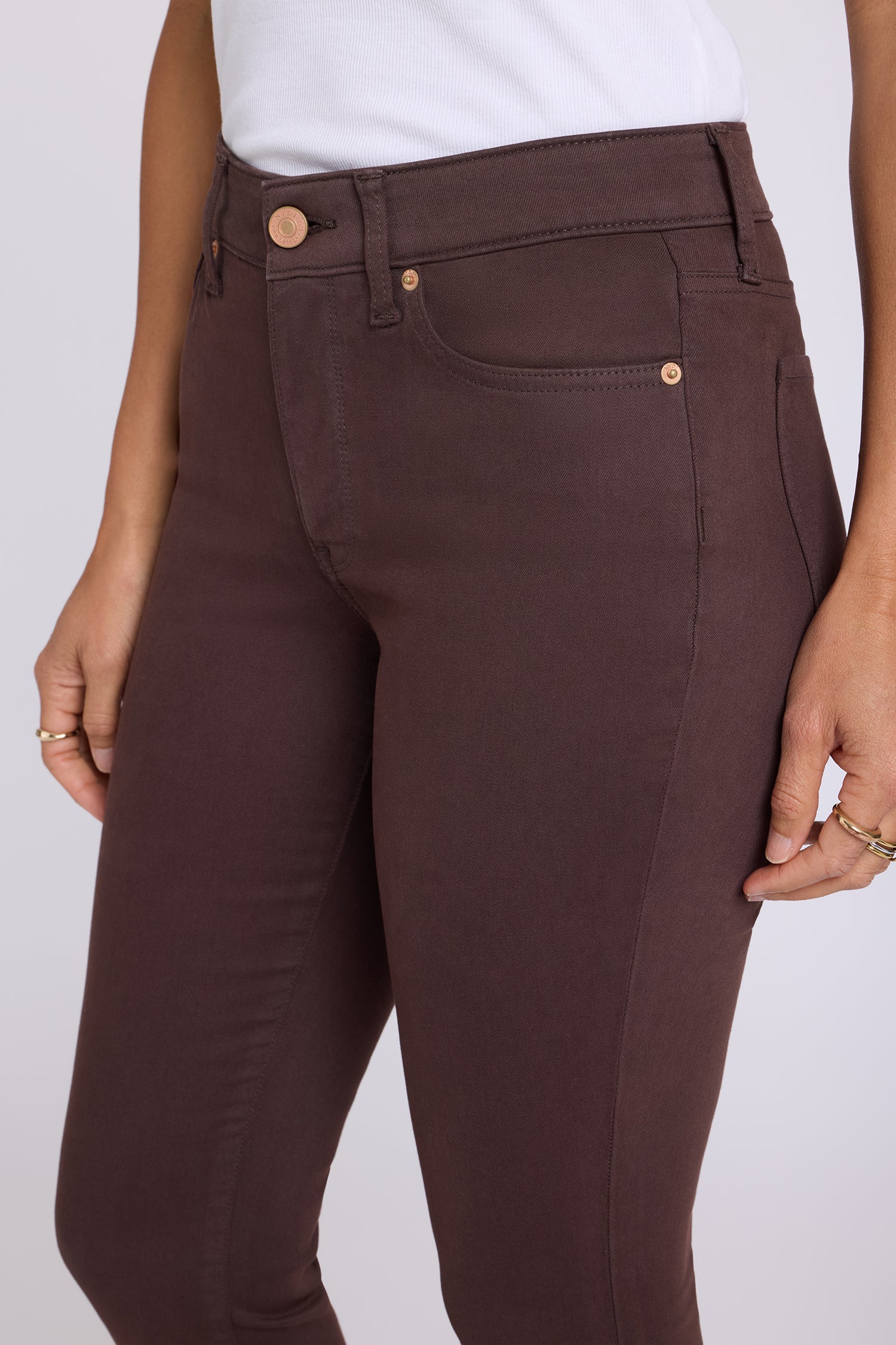 NYDJ Ami Skinny Jeans  - Bitter Chocolate