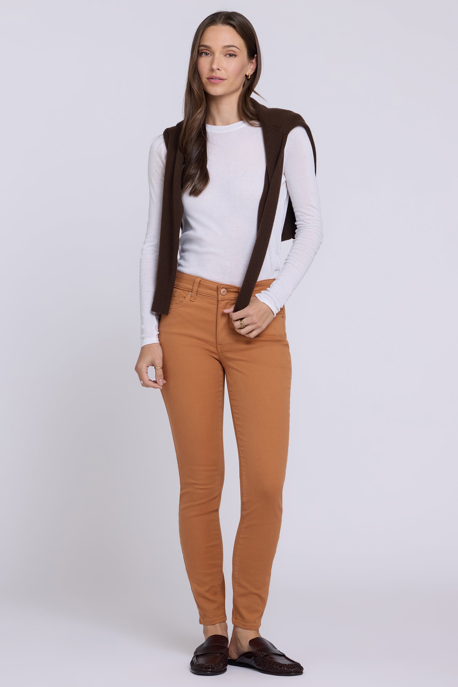 NYDJ Ami Skinny Jeans  - Roasted Pecan