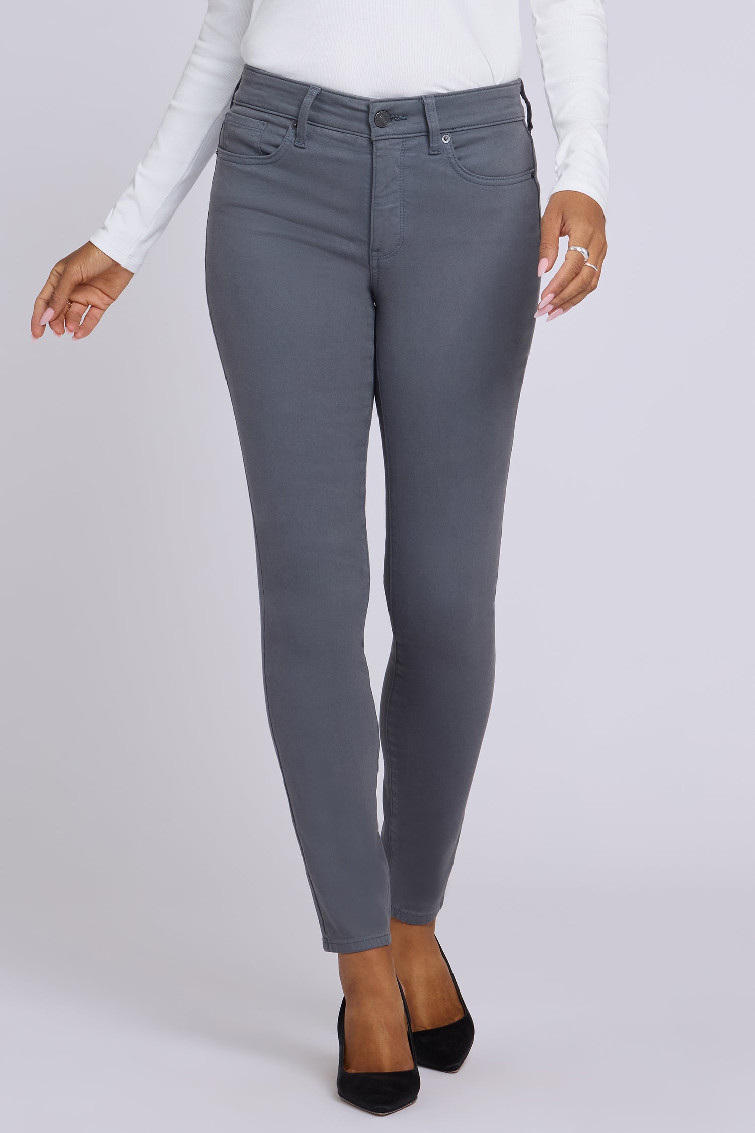 NYDJ Ami Skinny Jeans  - Vintage Charcoal