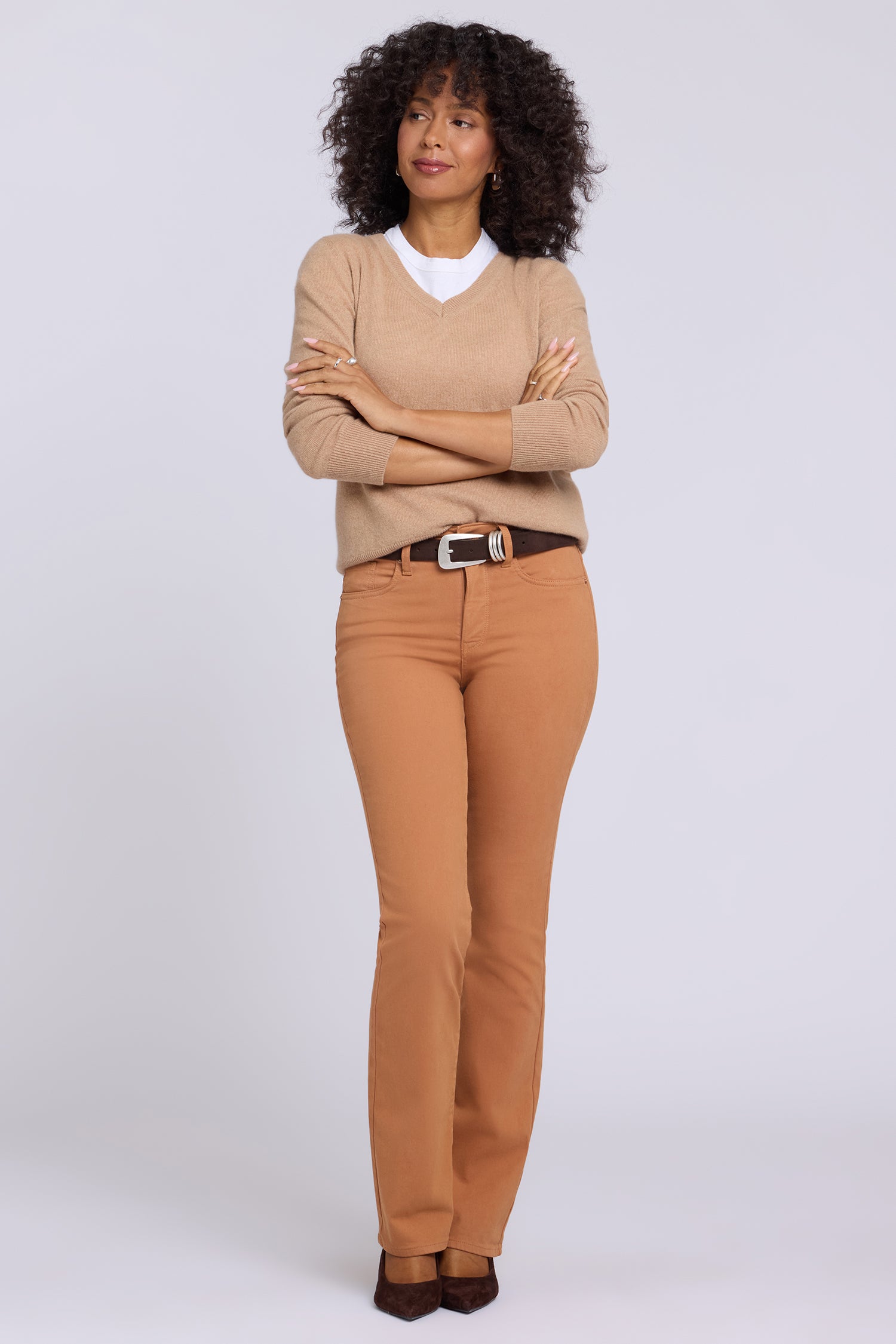 NYDJ Barbara Bootcut Jeans  - Roasted Pecan